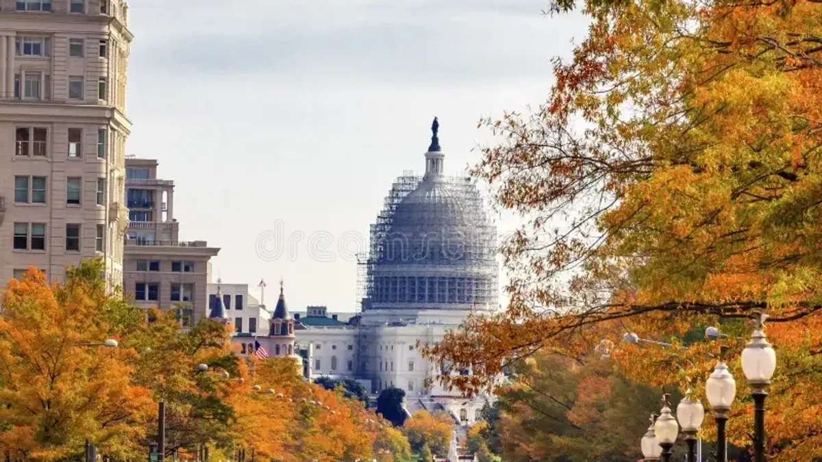 US Capitol, topic of Brandon Karpf's analysis on CISA renewal and national security policy.